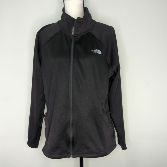 The North Face Womens Black Raglan Sleeve Full‎ Zipper Jacket Size XL - Picture 1 of 10